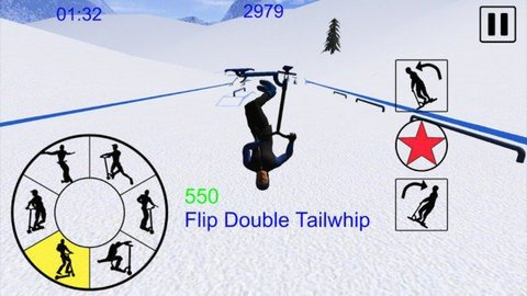 极限山峰滑雪游戏