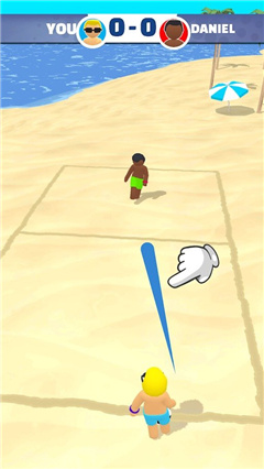 沙滩网式足球比赛游戏