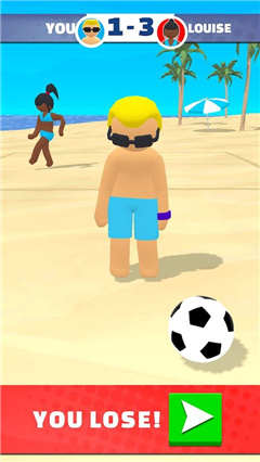 沙滩网式足球比赛游戏
